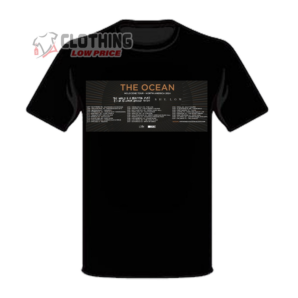 The Ocean Tour 2024 Dates T-Shirt, The Ocean Tour 2024 Ticketmaster Shirt