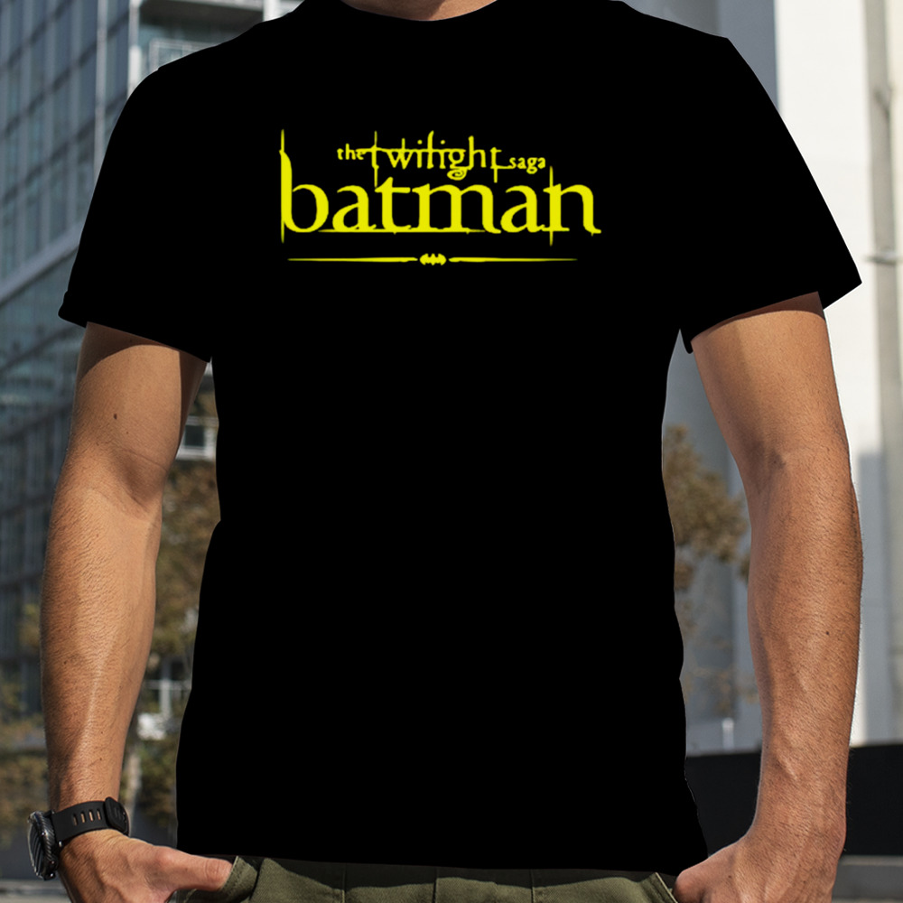 The Twilight saga batman logo shirt