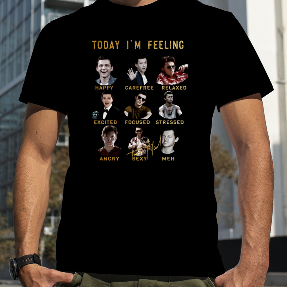 Tom Holland Funny Feelings Gold Edition shirt