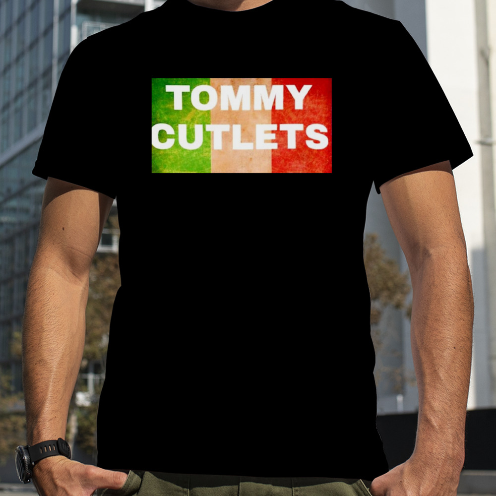 Tommy Cutlets football Italia flag shirt