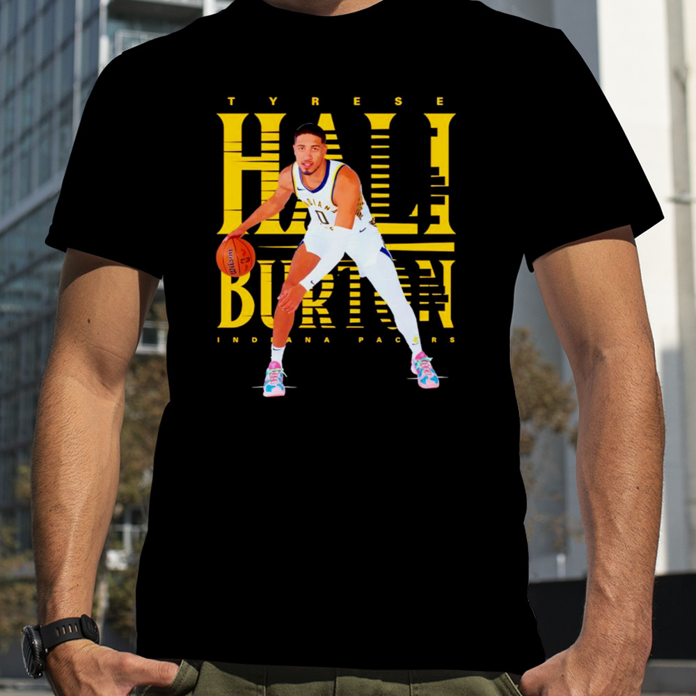 Tyrese Haliburton Indiana Pacers cartoon shirt