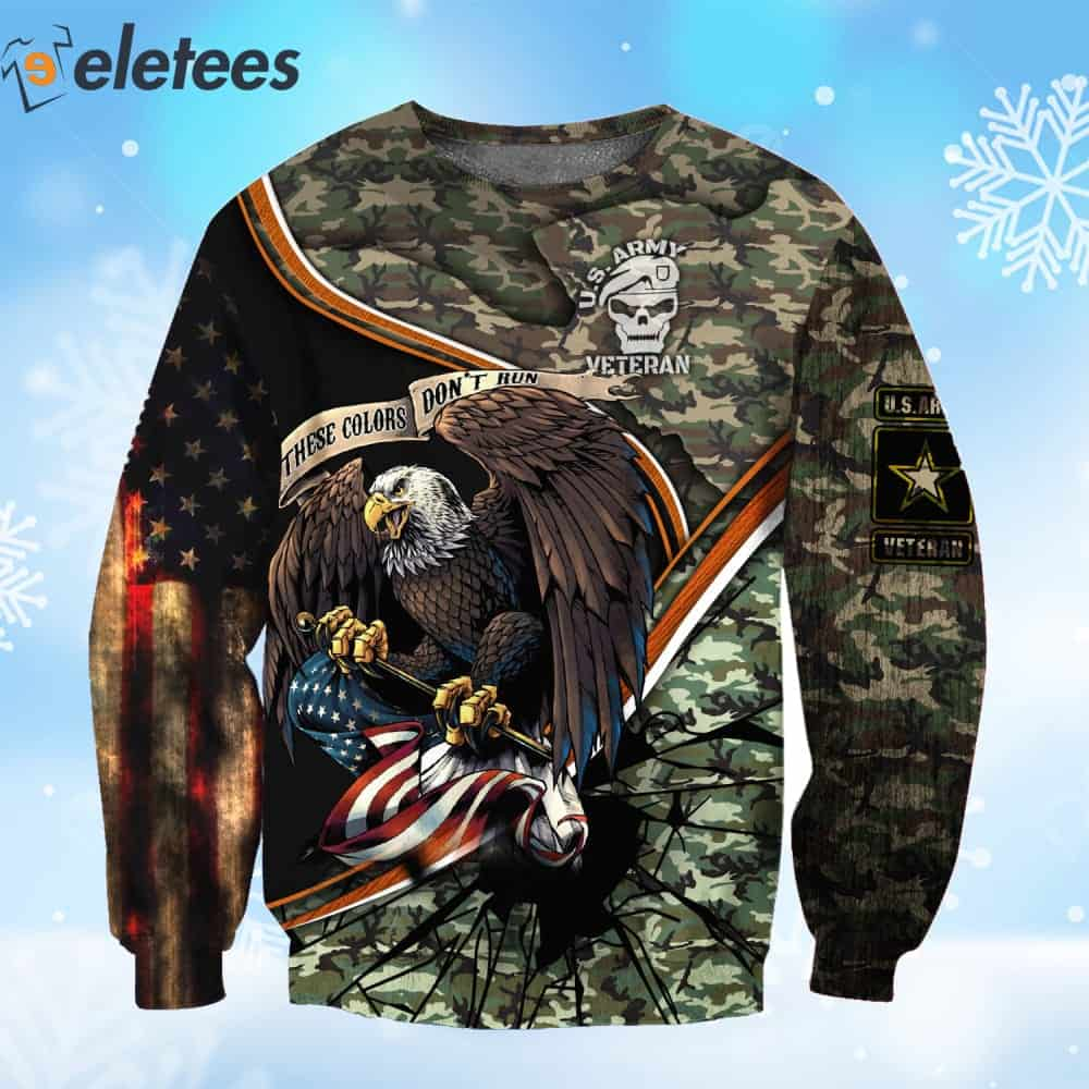 US ARMY Veteran Ugly Christmas Sweater