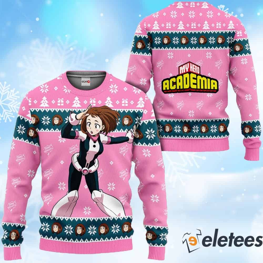 Uraraka Ochako Ugly Christmas Sweater