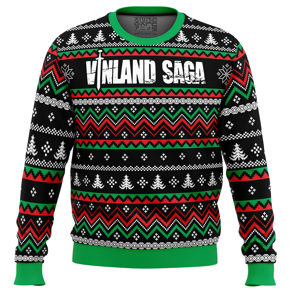 Viking Ship Vinland Saga Christmas Sweater - Chow Down Movie Store