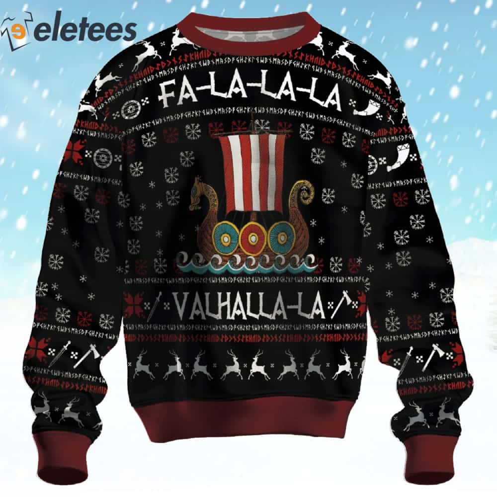 Vikings Fa-la-la-la Ugly Christmas Sweater