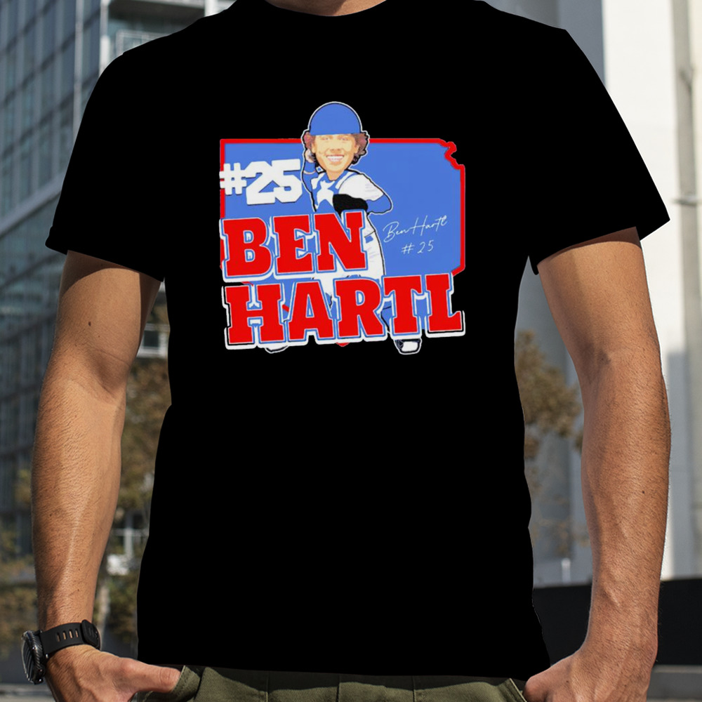 Ben Hartl cartoon signature shirt