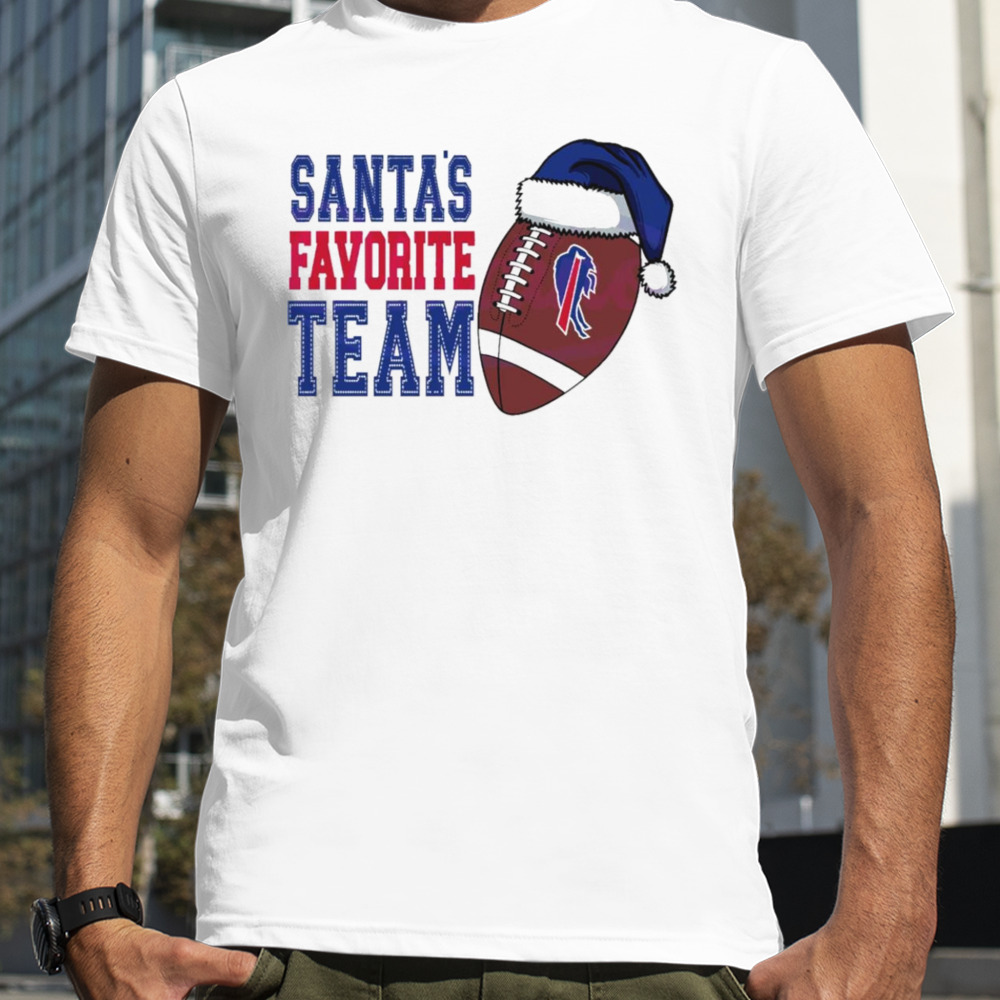 Buffalo Bills Santas favorite football team shirt