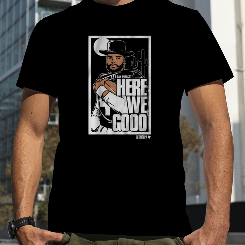 Dak Prescott Here We Go Poster T-shirt