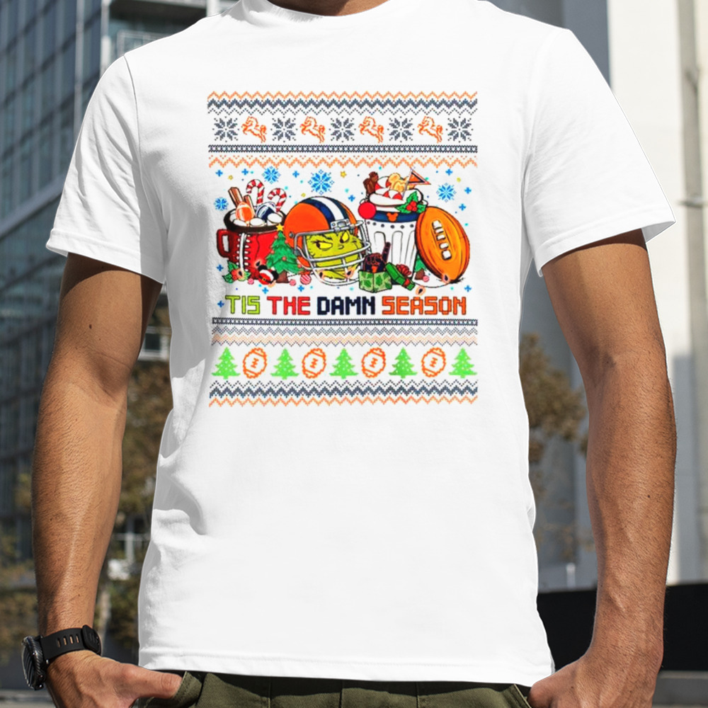 Denver Broncos Grinch Tis the season Ugly Christmas shirt