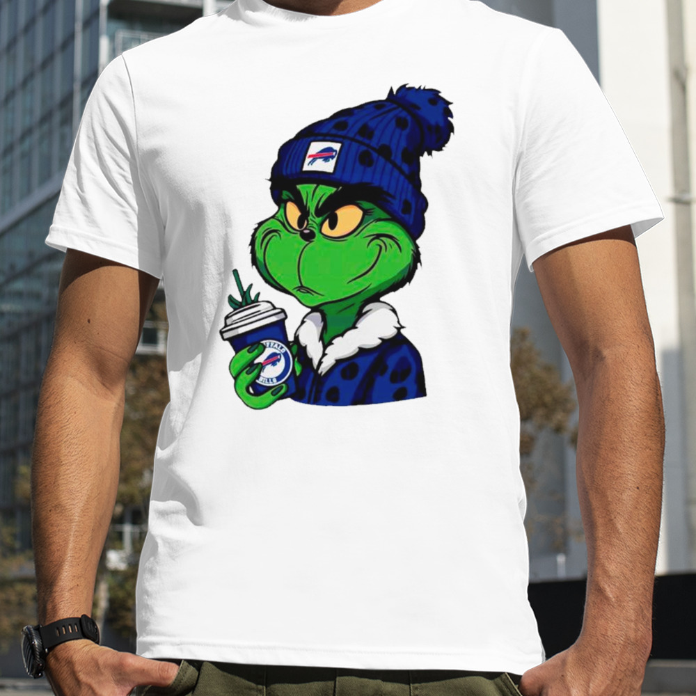 Grinch Buffalo Bills drink coffee shirt