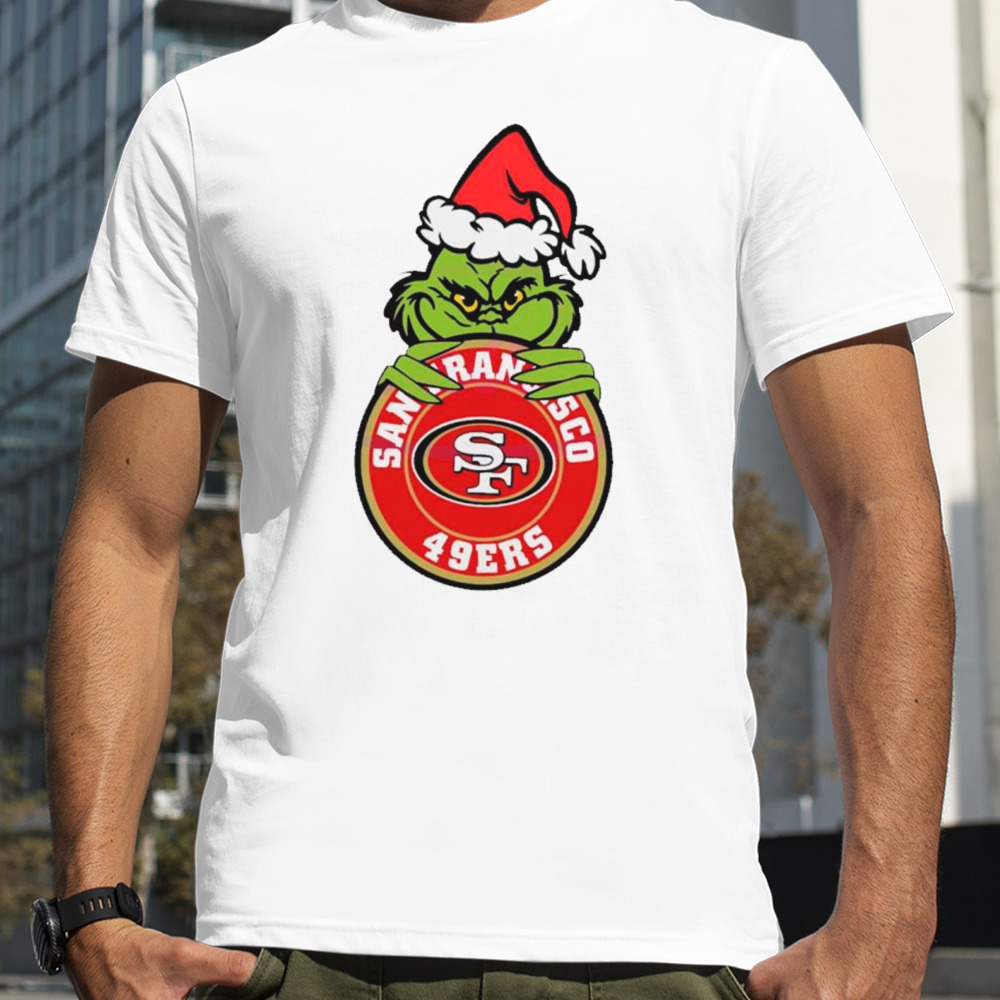 Grinch San Francisco 49ers Circle logo shirt