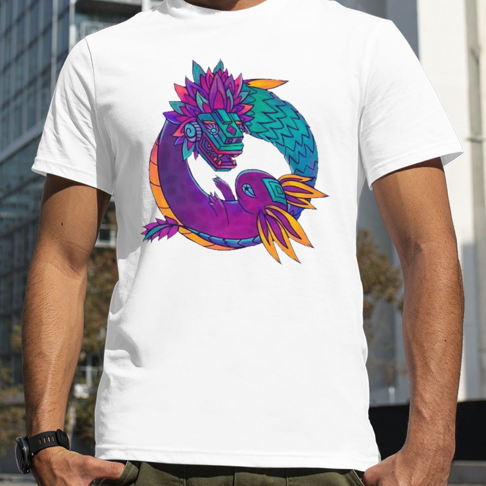 Halo 2 Quetzalcoatl and Axolotl shirt