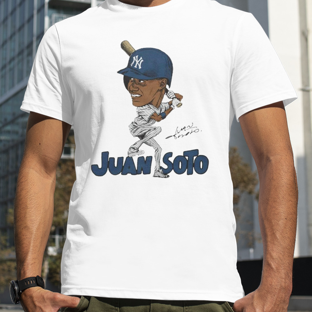 New York Yankees Juan Soto signature cartoon shirt