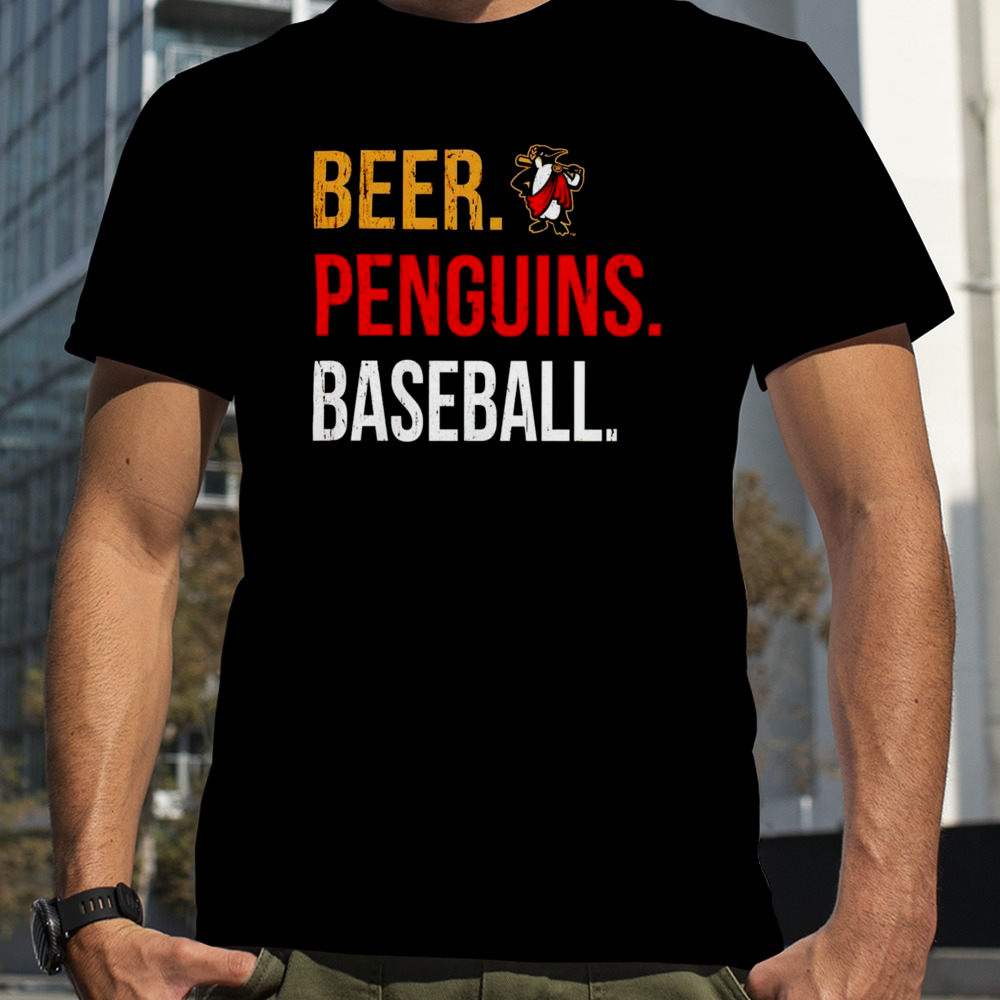 Rome Emperors beer penguins baseball shirt