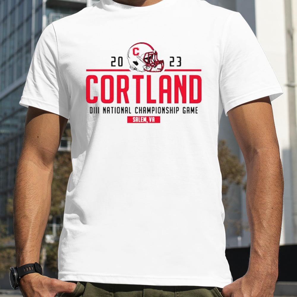 SUNY Cortland Football 2023 Stagg Bowl Championship Shirt