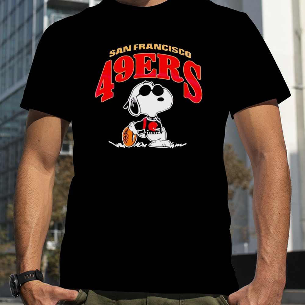 Snoopy San Francisco 49ers football fan shirt