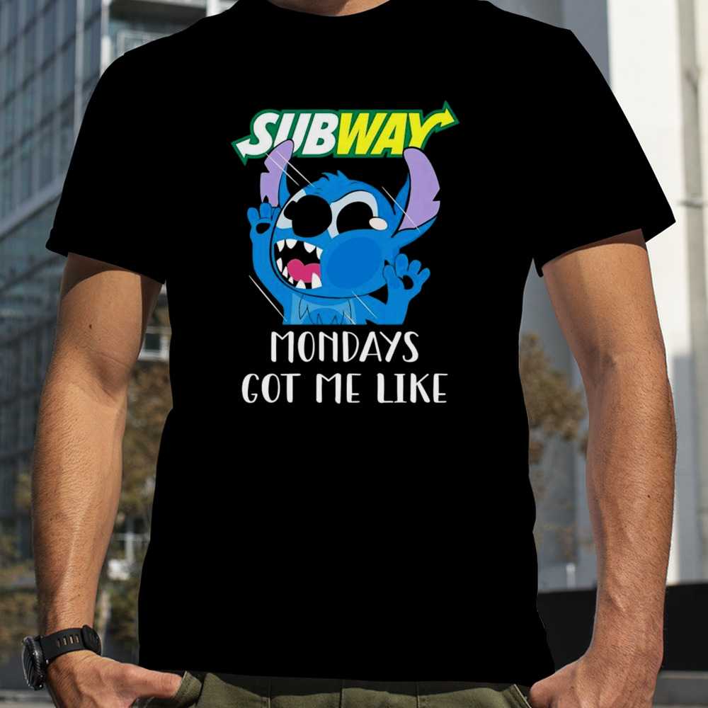 Stitch Mondays got me like Subway shirt