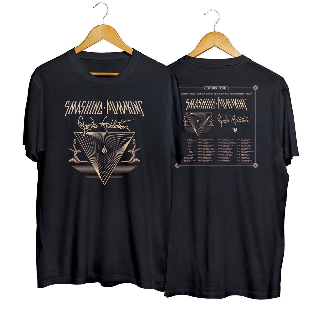 The Smashing Pumpkins Spirits On Fire Tour Setlist 2022 Merch, Smashing Pumpkins Austin, Tampa, Hollywood Shirt