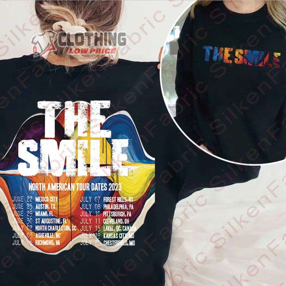 The Smile Band Tour 2023 North American Tour Dates 2023 Merch, The Smile Band Tour 2023 Tickets T-Shirt