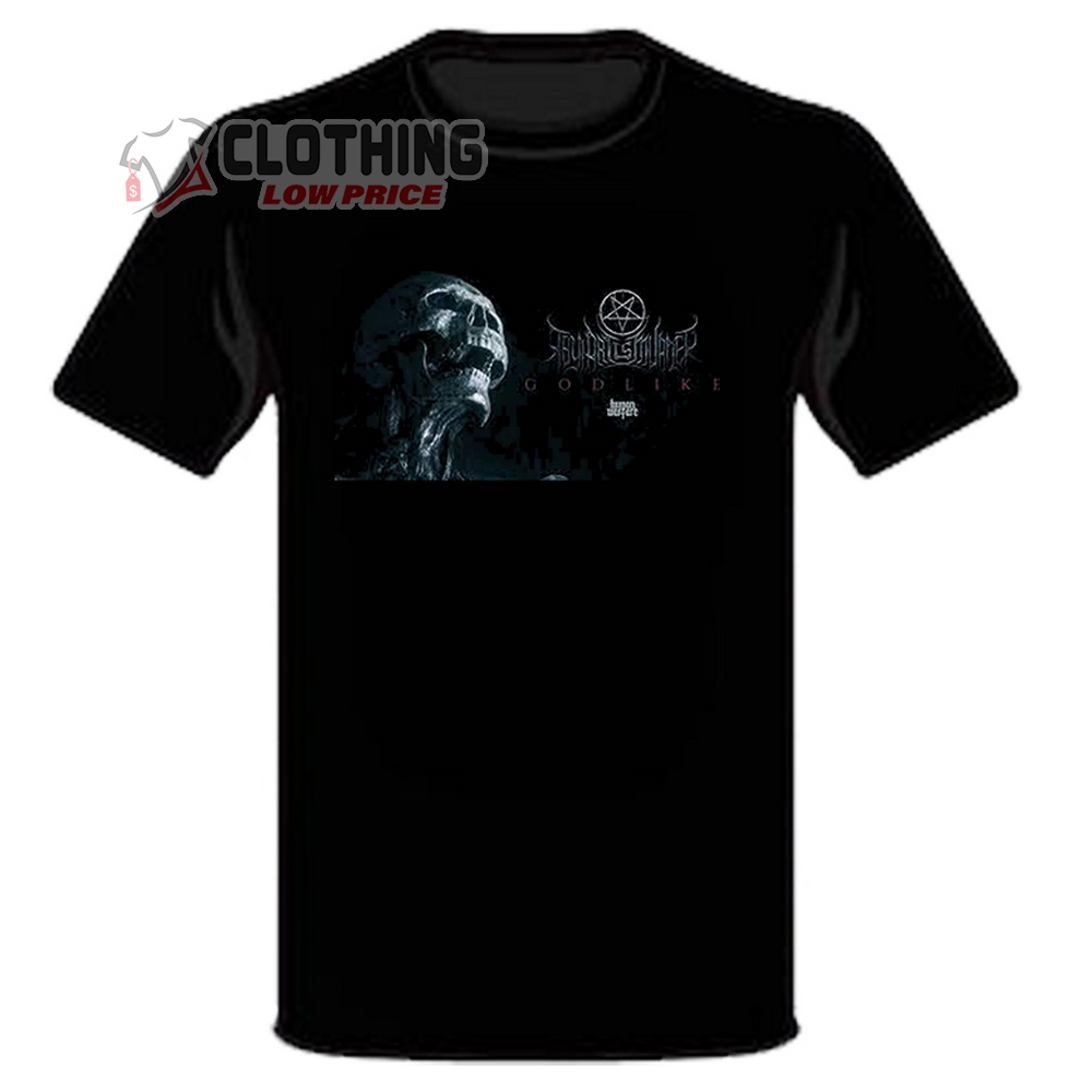 Thy Art Is Murder God Like UK EU Tour 2023 Merch, Thy Art Is Murder Poster Tour 2023 T-Shirt