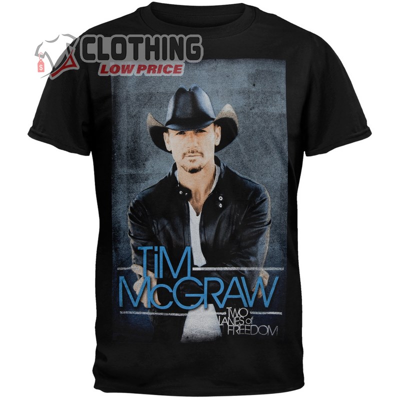 Tim Mcgraw Tour Setlist T- Shirt, Tim Mcgraw - Portrait 2013 Tour Soft T- Shirt, Tim Mcgraw Concert Schedule 2023 T- Shirt