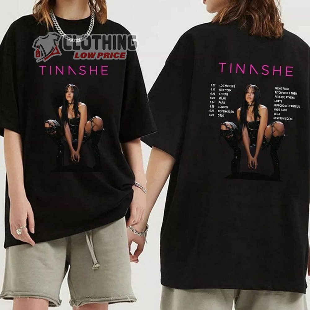 Tinashe Summer Tour Dates 2023 Shirt, Tinashe 2023 Music Concert Shirt, Tinashe World Tour Merch