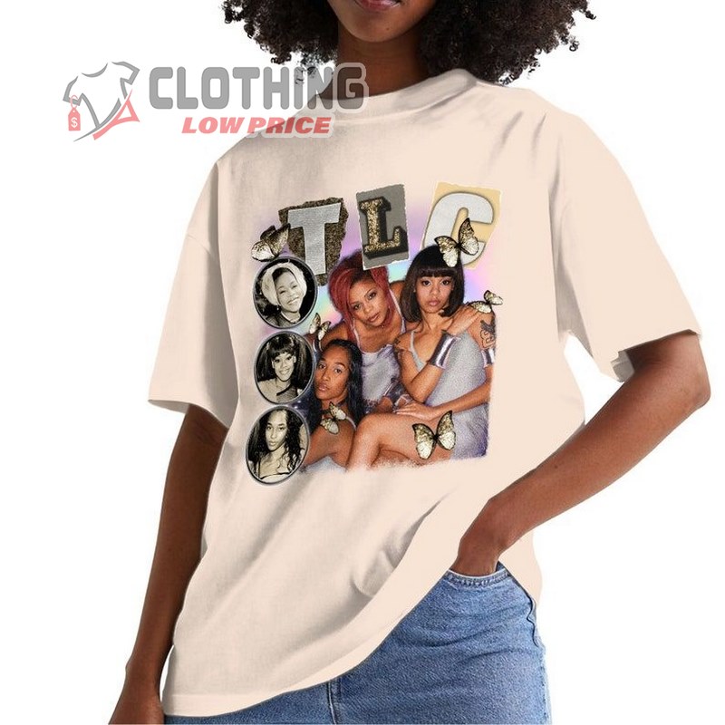 Tlc Concert T- Shirt, Tlc Tour 2023 Trending T- Shirt, Tlc Tour 2023 Merch