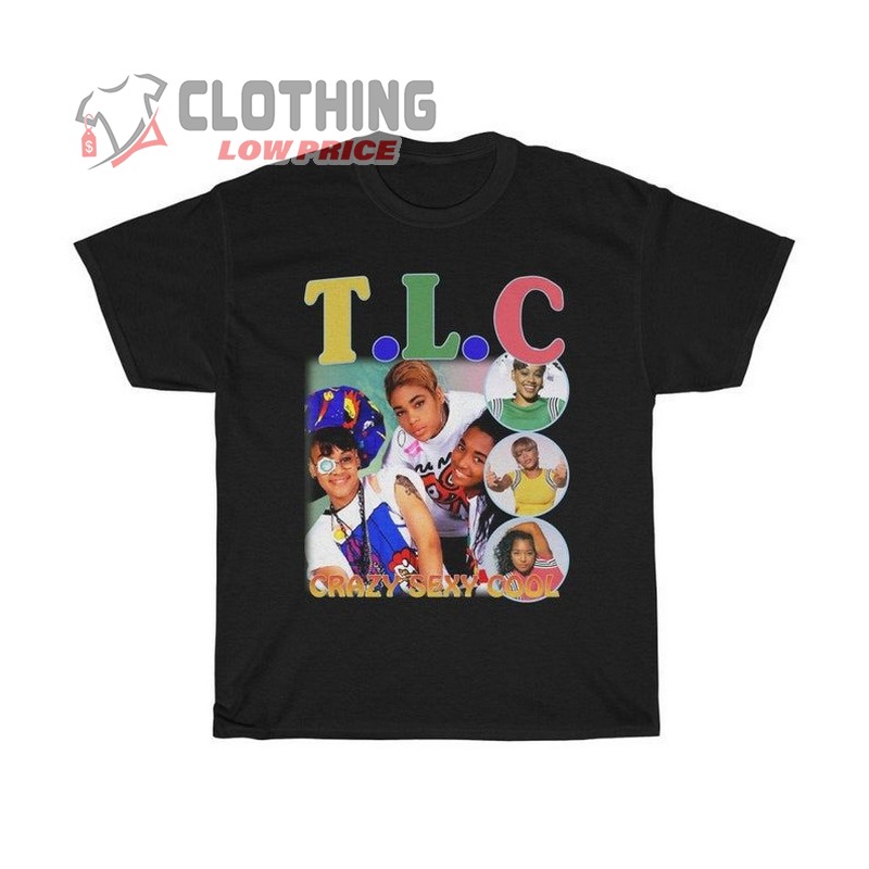 Tlc Shirt, Tlc T-Shirt, Hypebeast Vintage 90S Rap T Shirt Best Seller