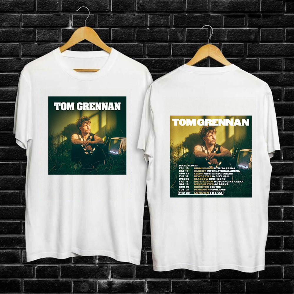 Tom Grennan Tour Dates 2023 UK Merch Tom Grennan Headline Scarborough Shirt Tom Grennan World Tour 2023 Tickets Tickets