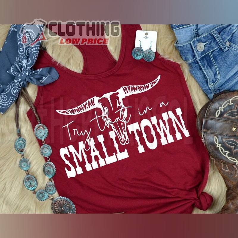 Try That In A Small Town Tank Top, Jason Aldean Bull Head Country Music Tee, Jason Aldean Patriotic Shirt Ideas