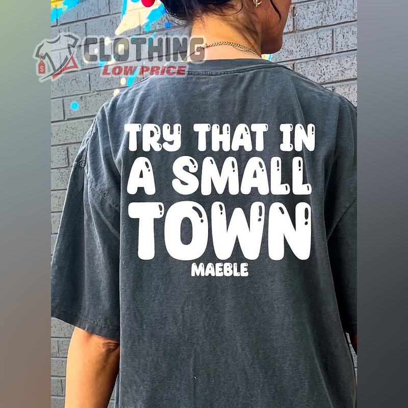 Try That In A Small Town Trendy Tee, Jason Aldean Vintage Lyric T-Shirts, Jason Aldean Merch