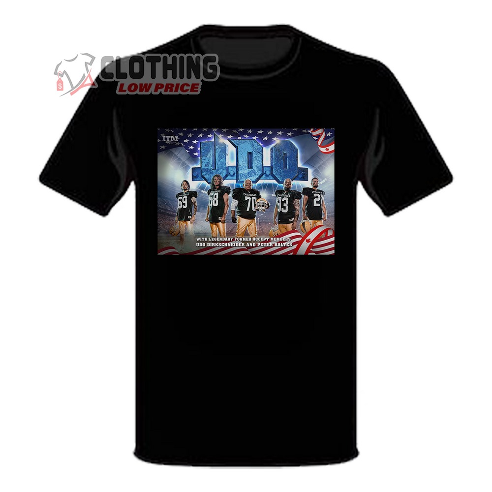 U.D.O US Tour 2024 Poster Band T-Shirt