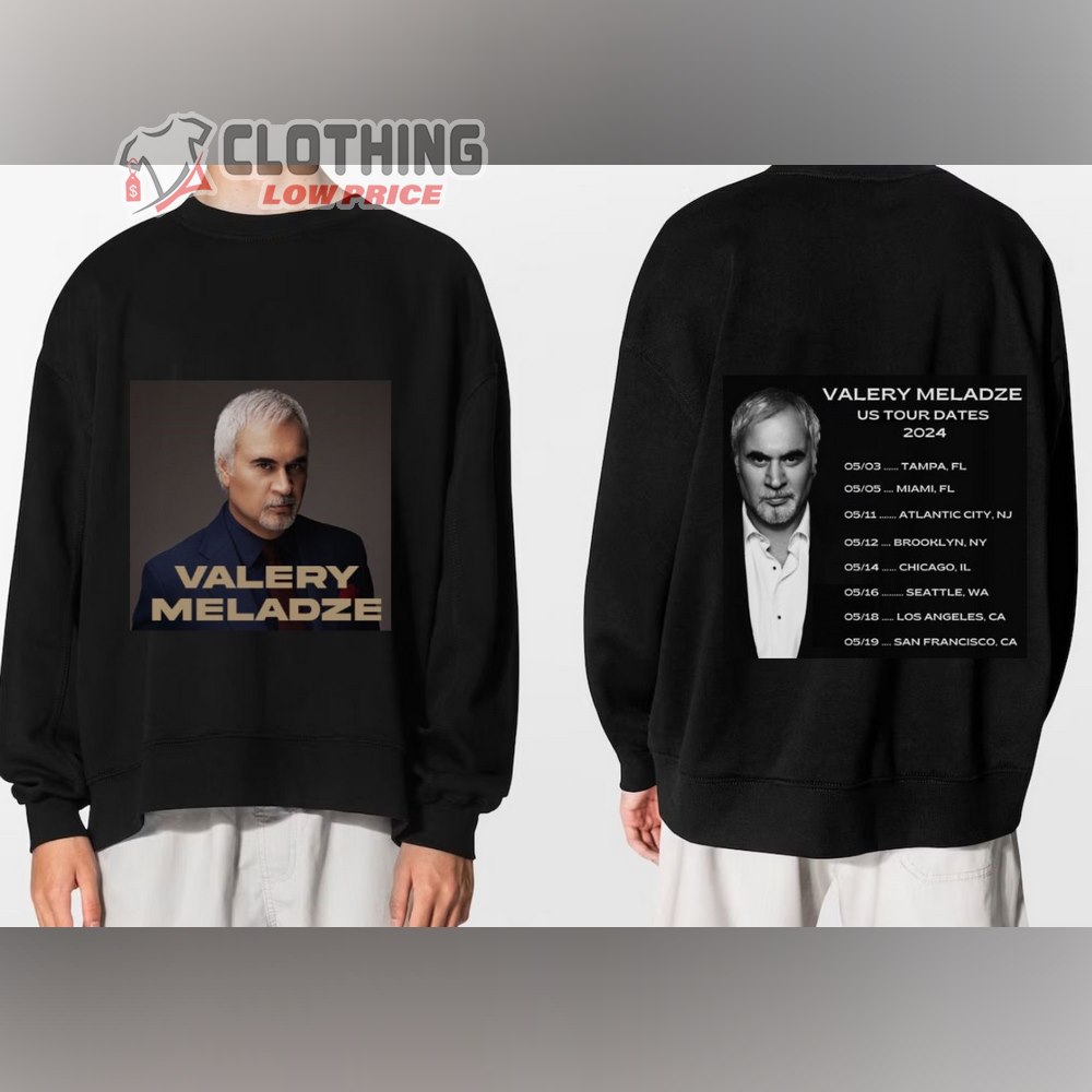 Valery Meladze 2024 Tour Dates Shirt, Valery Meladze Merch, Valery Meladze Trending Tee, Valery Meladze Fan Gift