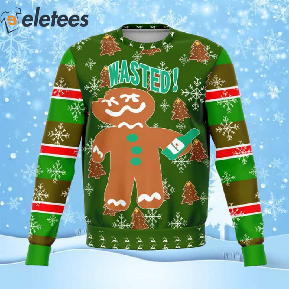 Wasted Ugly Christmas Sweater