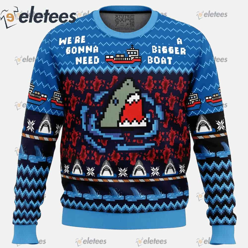 We're Gonna Need A Bigger Boat Jaws Ugly Christmas Sweater