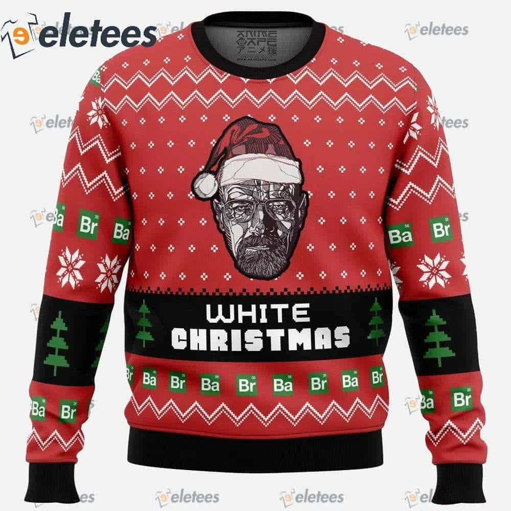 White Christmas Breaking Bad Ugly Christmas Sweater