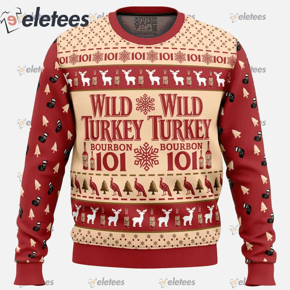 Wild Turkey Bourbon Christmas Sweater