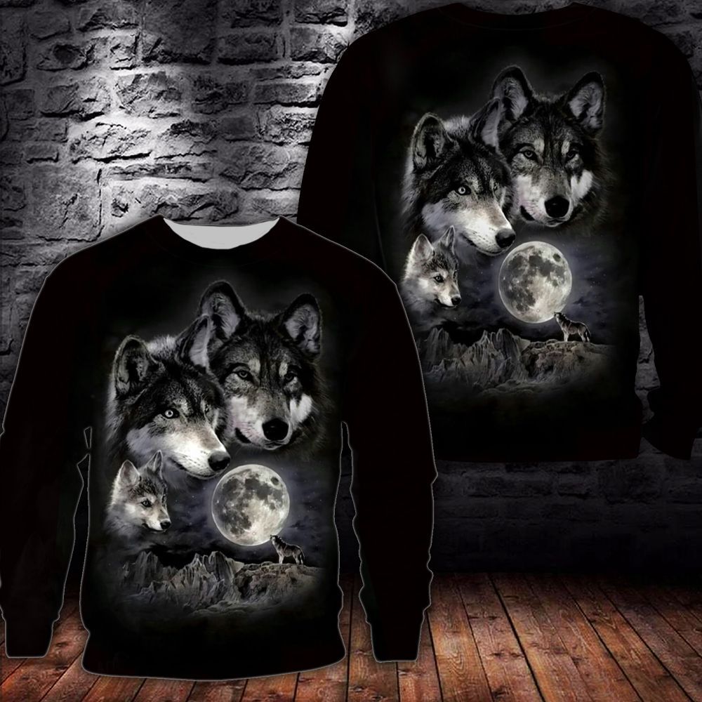 Wolf Dadj Pav Ugly Christmas Sweater - Chow Down Movie Store