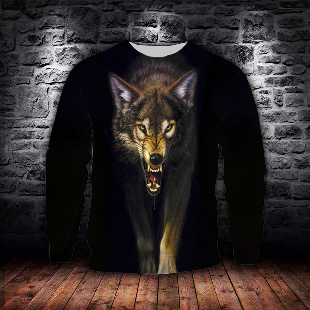 Wolf Dadntnw Sweatshirt - Chow Down Movie Store