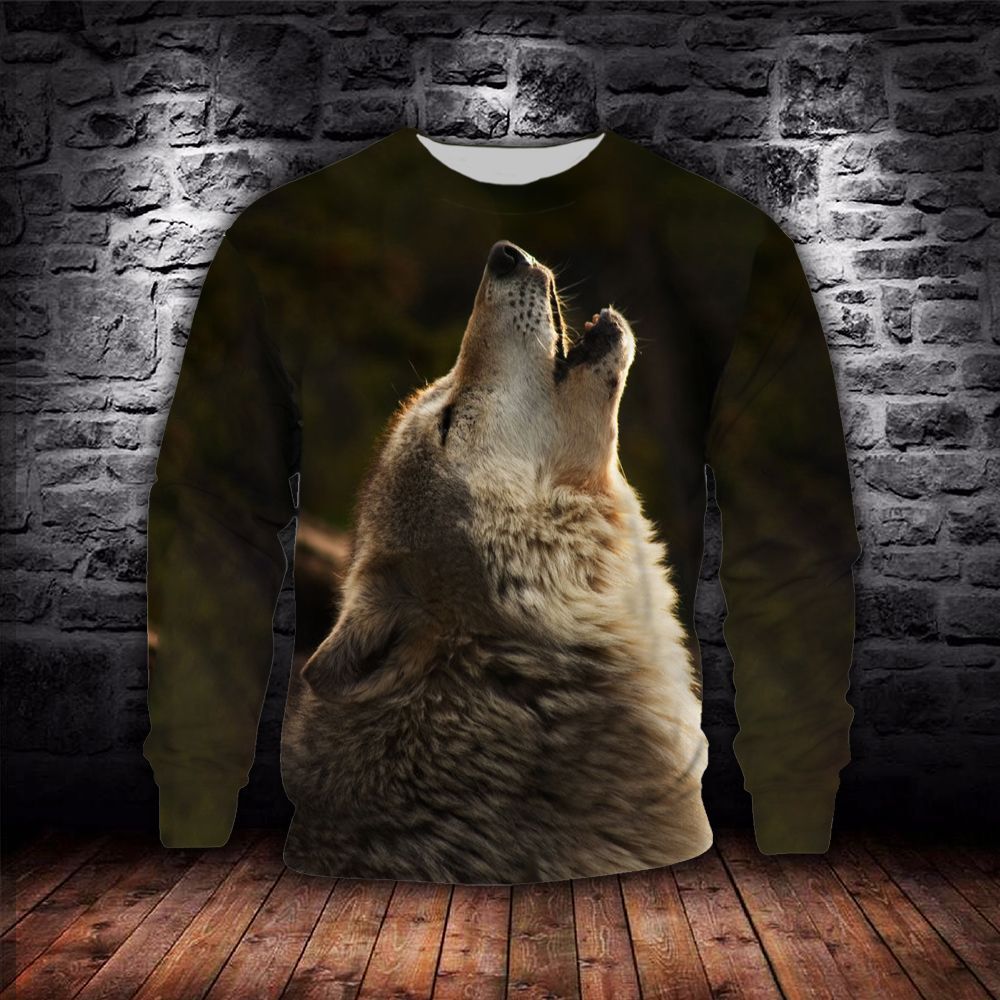 Wolf Dadntnw Ugly Christmas Sweater - Chow Down Movie Store