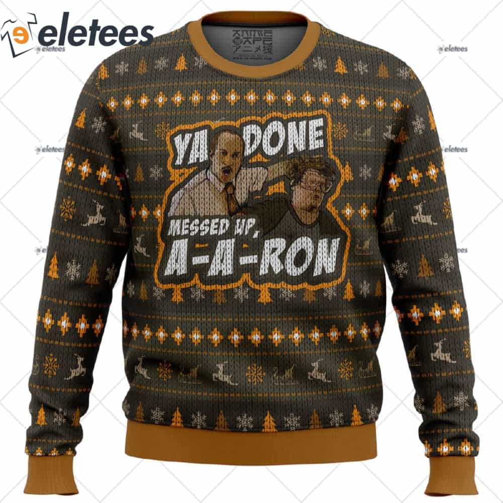 Ya Done Messed Up Aaron Key And Peele Ugly Christmas Sweater