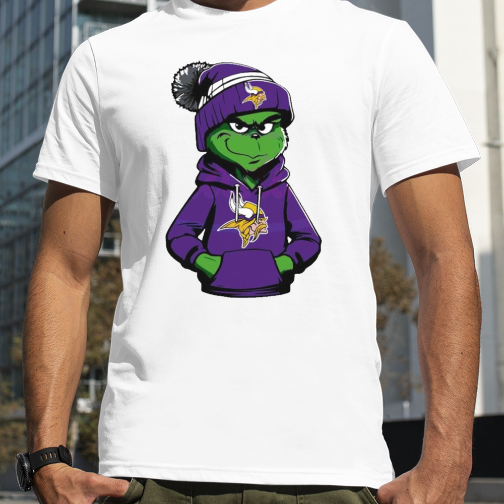 Grinch Wears Minnesota Vikings Clothes shirt