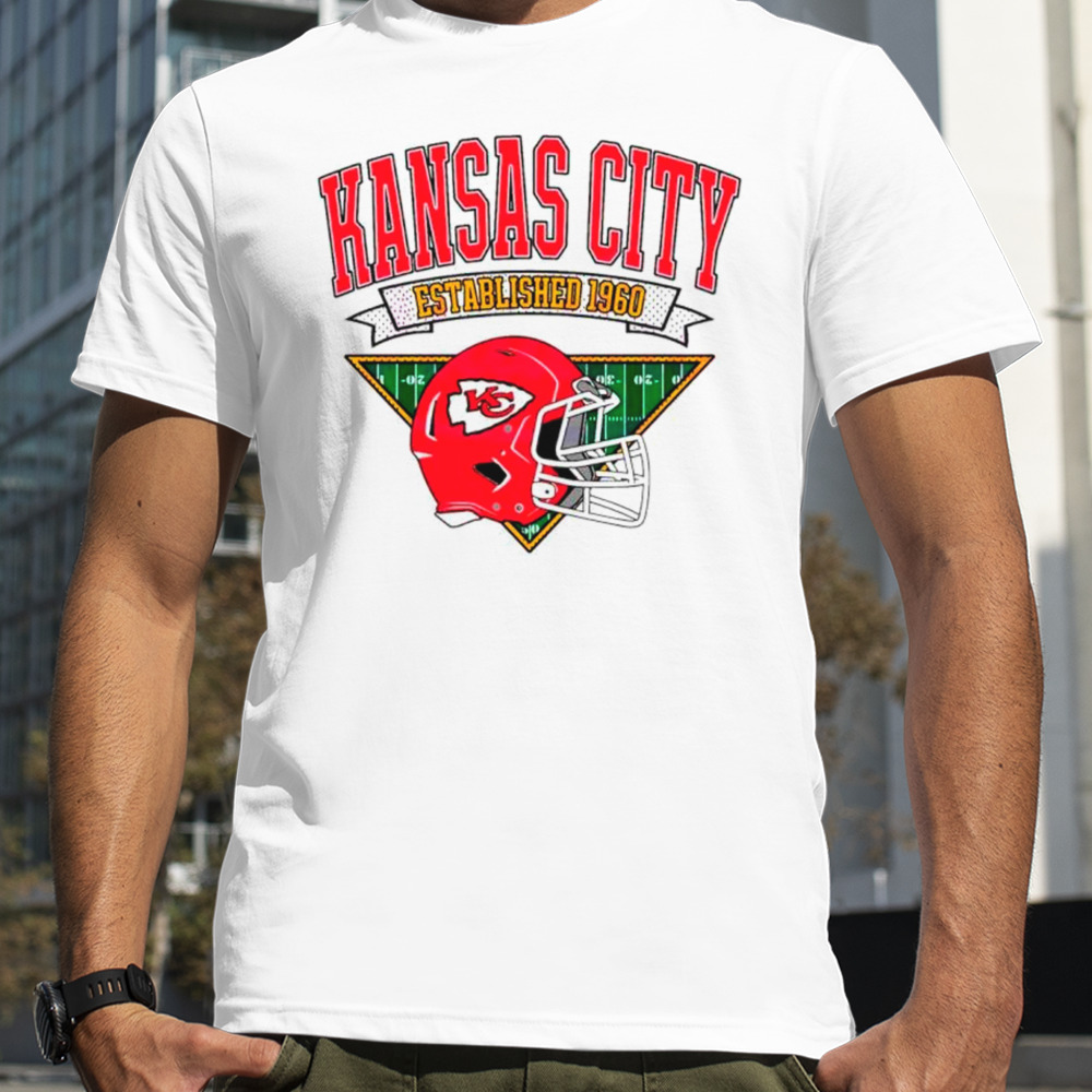 Kansas City Football Helmet 1960 classic shirt