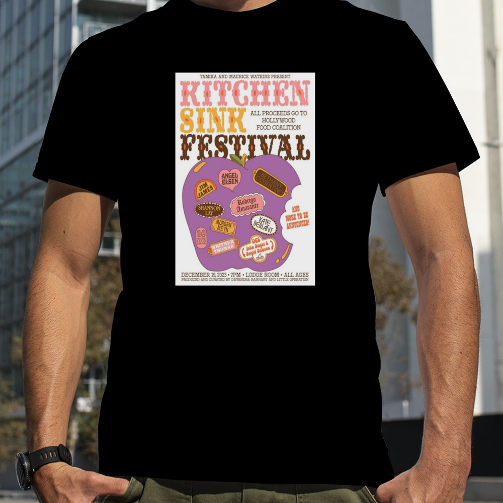 Kitchen Sink Festival December 19, 2023 Poster Shirt