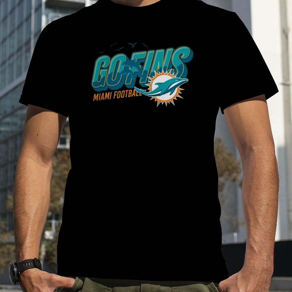 Miami Dolphins Go Fins Local Logo Shirt