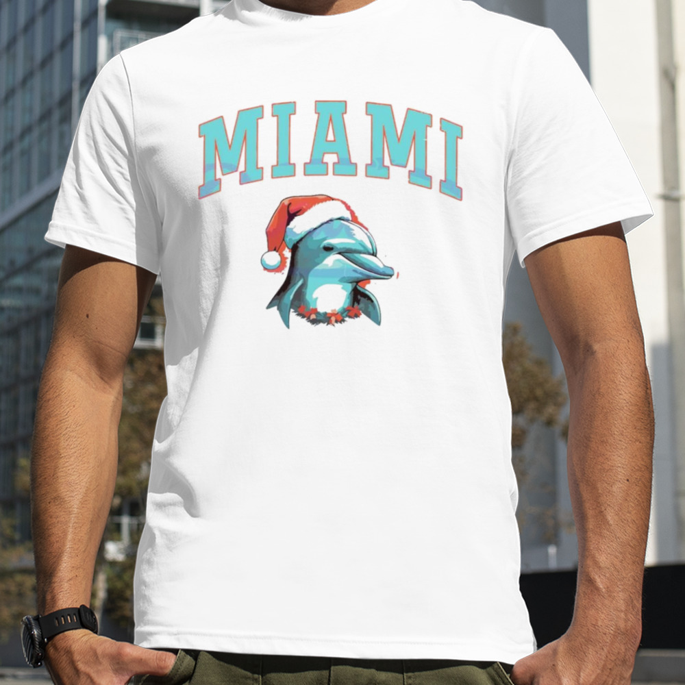 Miami Dolphins Santa Christmas shirt