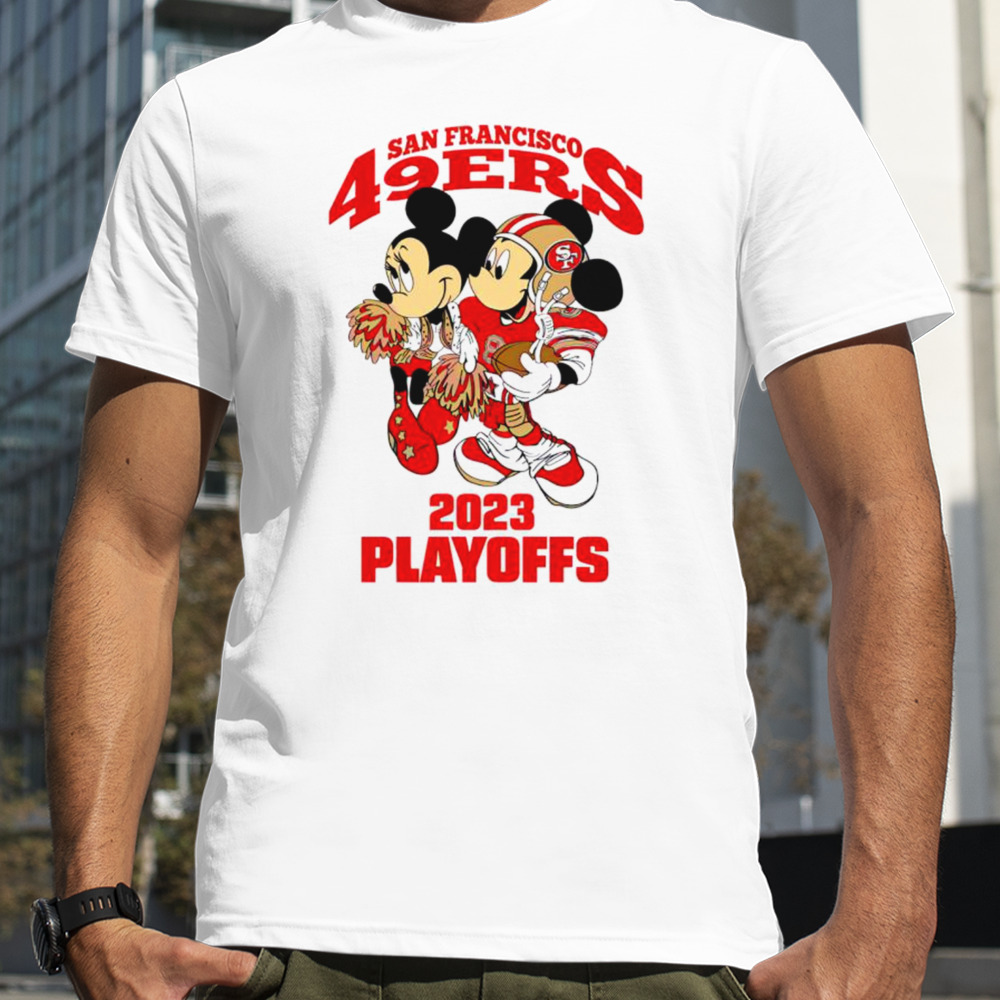 Mickey Minnie San Francisco 49er 2023 Playoffs shirt