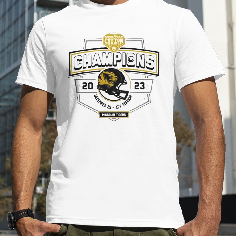 Missouri Tigers Goodyear Cotton Bowl Champions 2023 T-Shirt