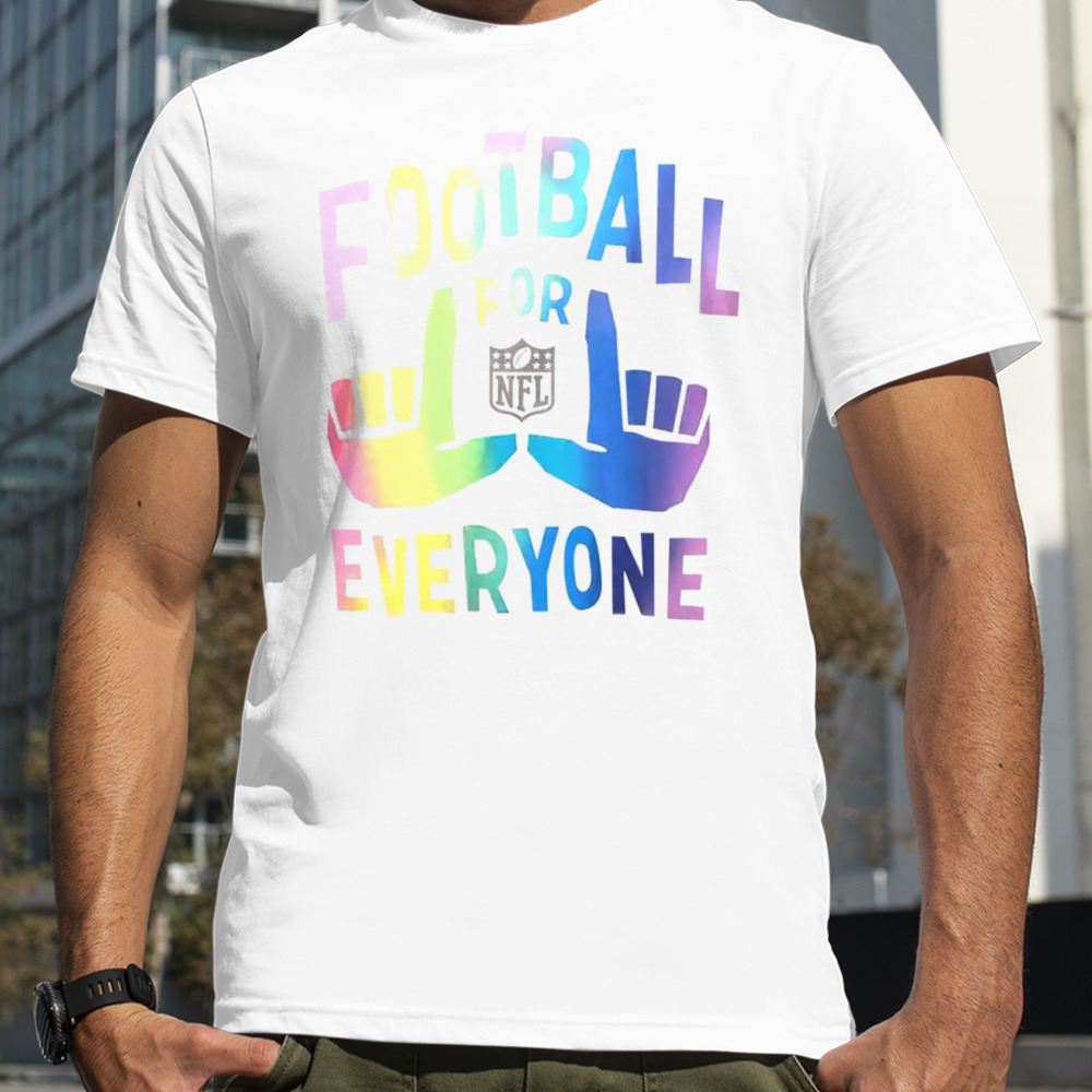 NFL football for everyone pride shirt