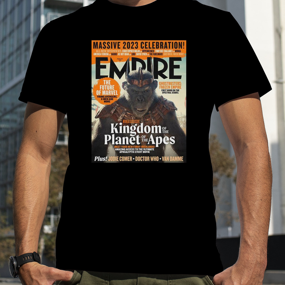 New Look At Kingdom Of The Planet Of The Apes Massive 2023 Celebration T-Shirt